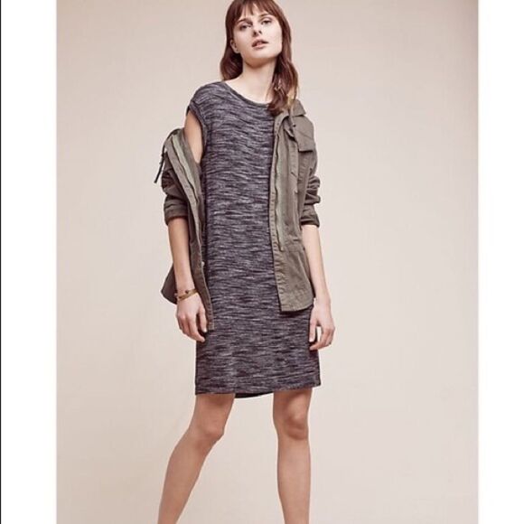 Anthro Cloth & Stone Melange T-Shirt Dress - Picture 1 of 7